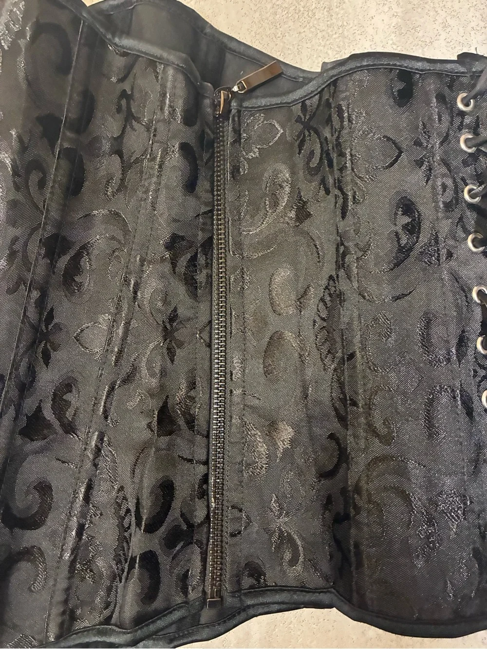 Strapless Black Corset size M